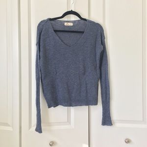 Blue Knit Hollister Sweater.